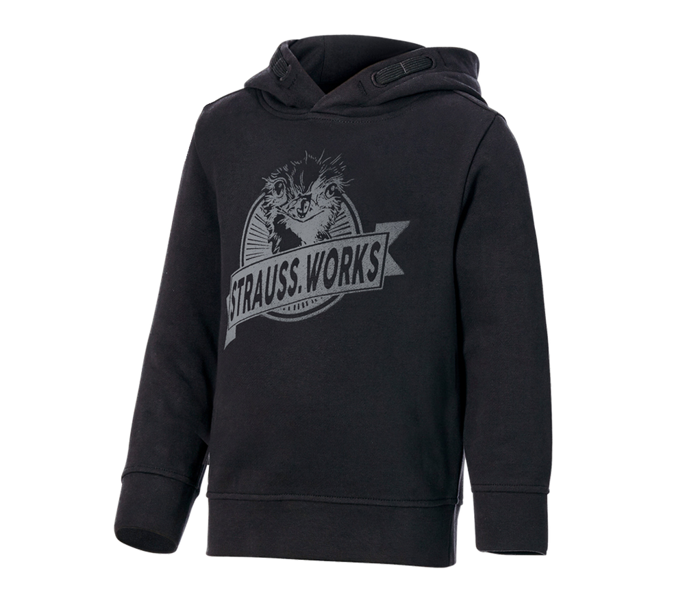 Shirts, Pullover & more: Hoody sweatshirt e.s.iconic works, children's + black