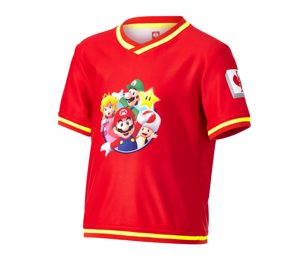 Clothing: Super Mario functional T-shirt, children’s + straussred