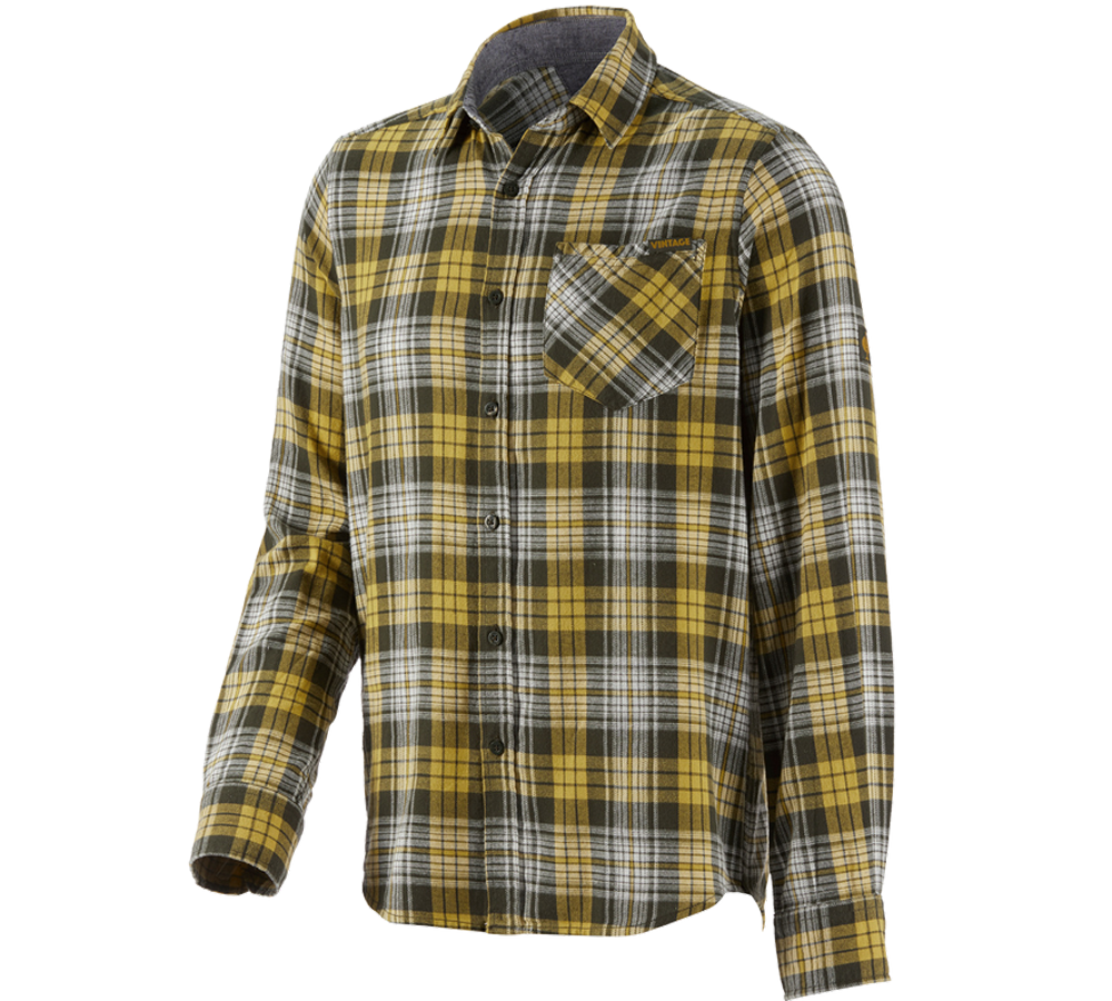 Shirts, Pullover & more: Check shirt e.s.vintage + camouflage green checkered