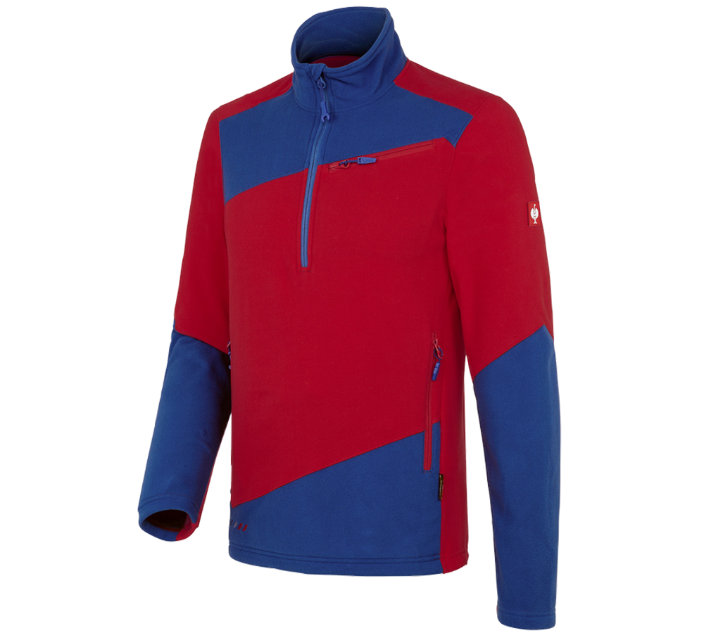 Cold: Fleece troyer e.s.motion 2020 + fiery red/royal