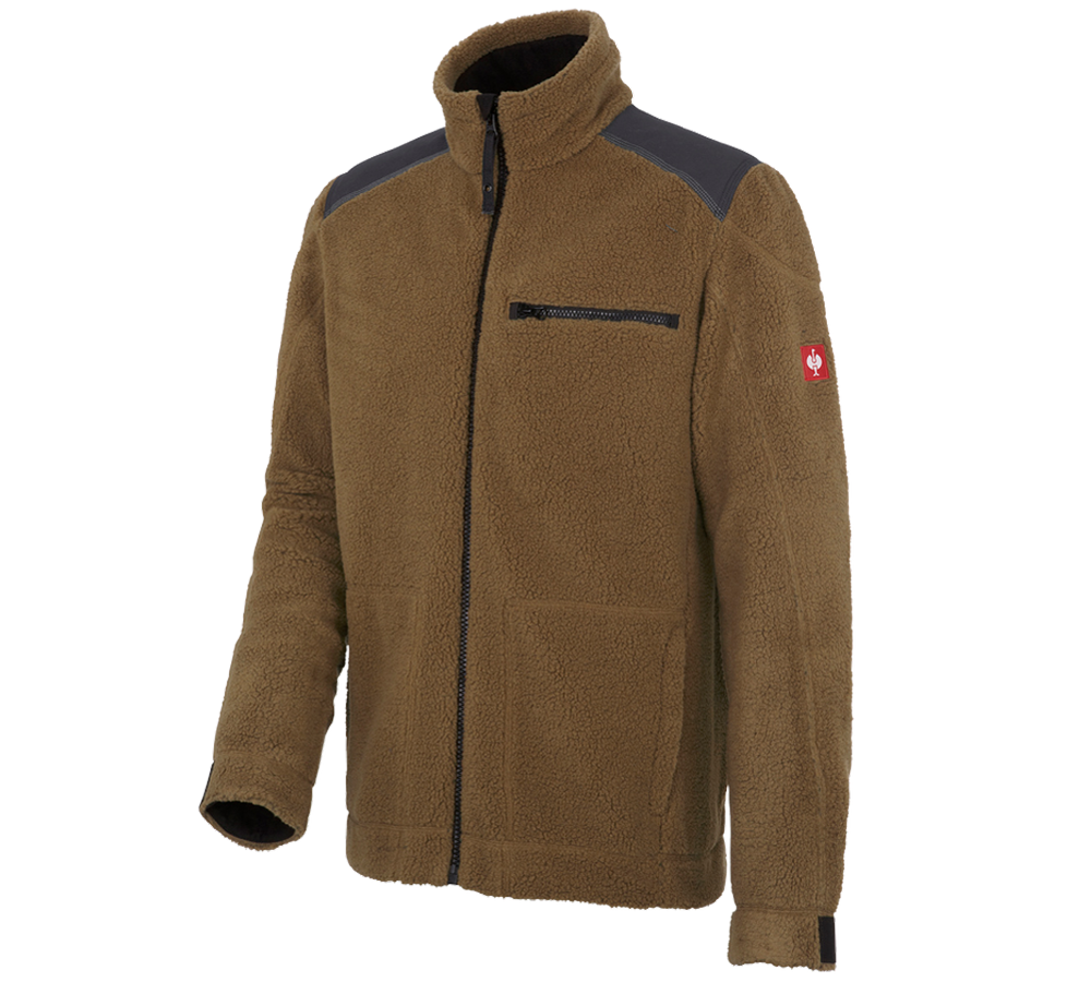 Joiners / Carpenters: Faux fur jacket e.s.roughtough  + walnut