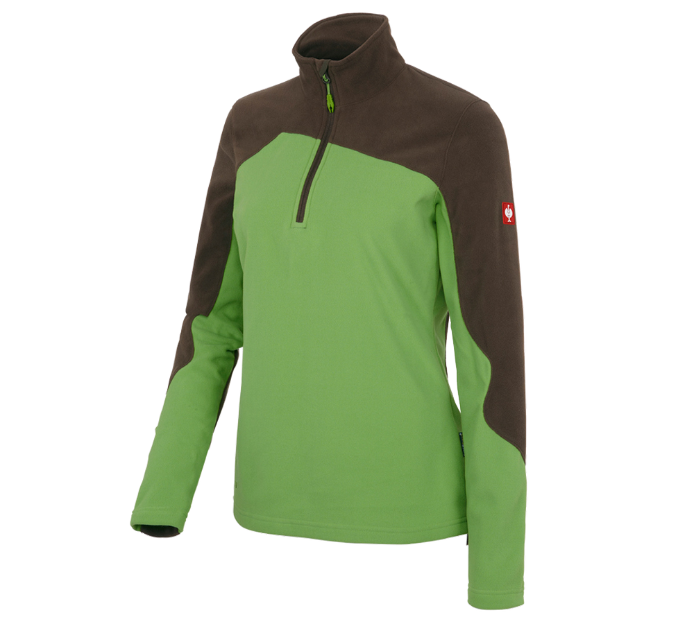 Shirts, Pullover & more: Fleece troyer e.s.motion 2020, ladies' + seagreen/chestnut
