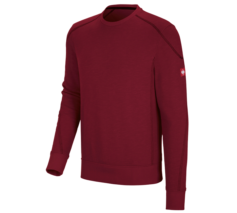 Gardening / Forestry / Farming: Sweatshirt cotton slub e.s.roughtough + ruby