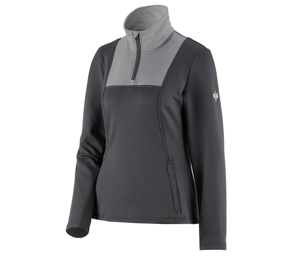 Topics: Funct.Troyer thermo stretch e.s.concrete, ladies' + anthracite/pearlgrey