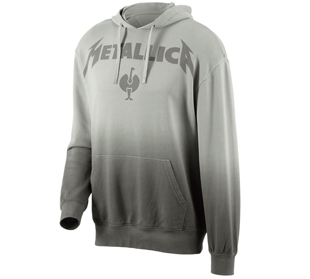 Shirts, Pullover & more: Metallica cotton hoodie, men + magneticgrey/granite