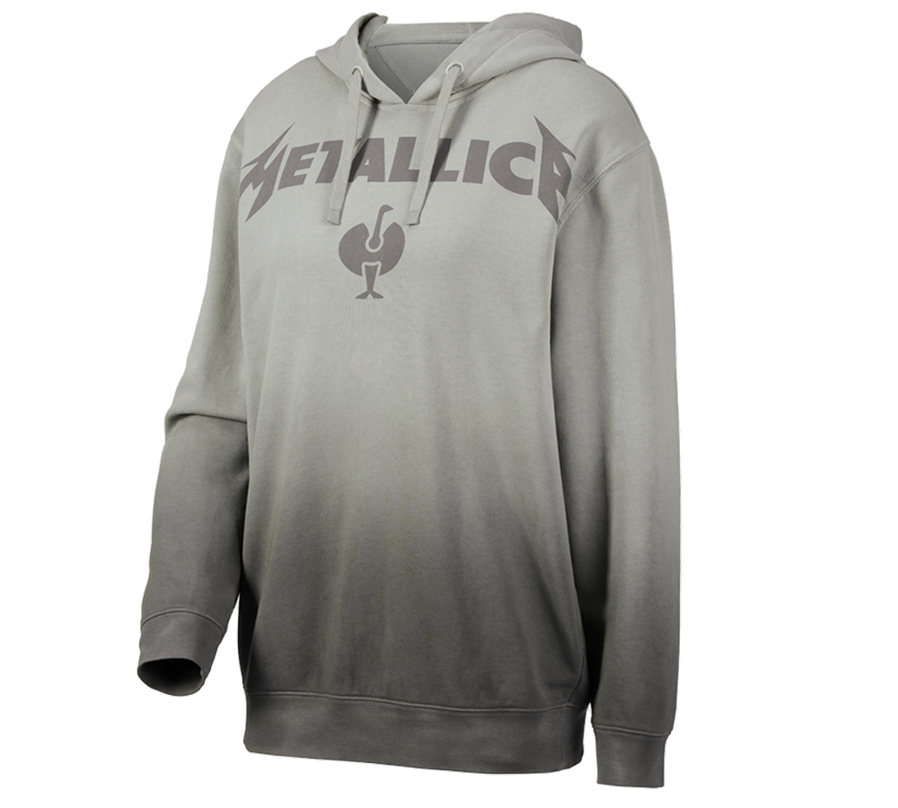 Collaborations: Metallica cotton hoodie, ladies' + magneticgrey/granite