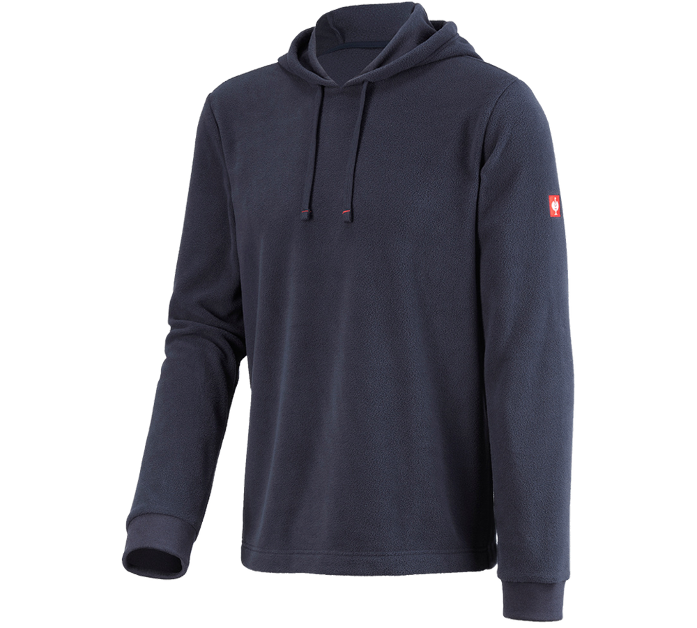 Accessories: e.s. Fleece Hoody + navy