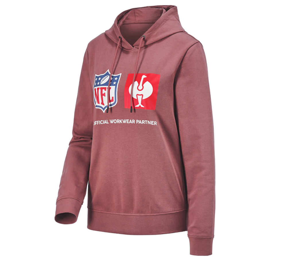 Shirts, Pullover & more: NFL Hoodie cotton, ladies + oxidred