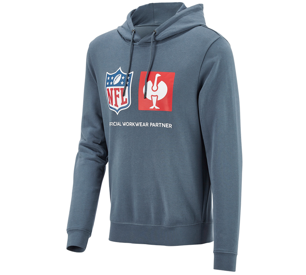 NFL Hoodie cotton oxidblue Strauss