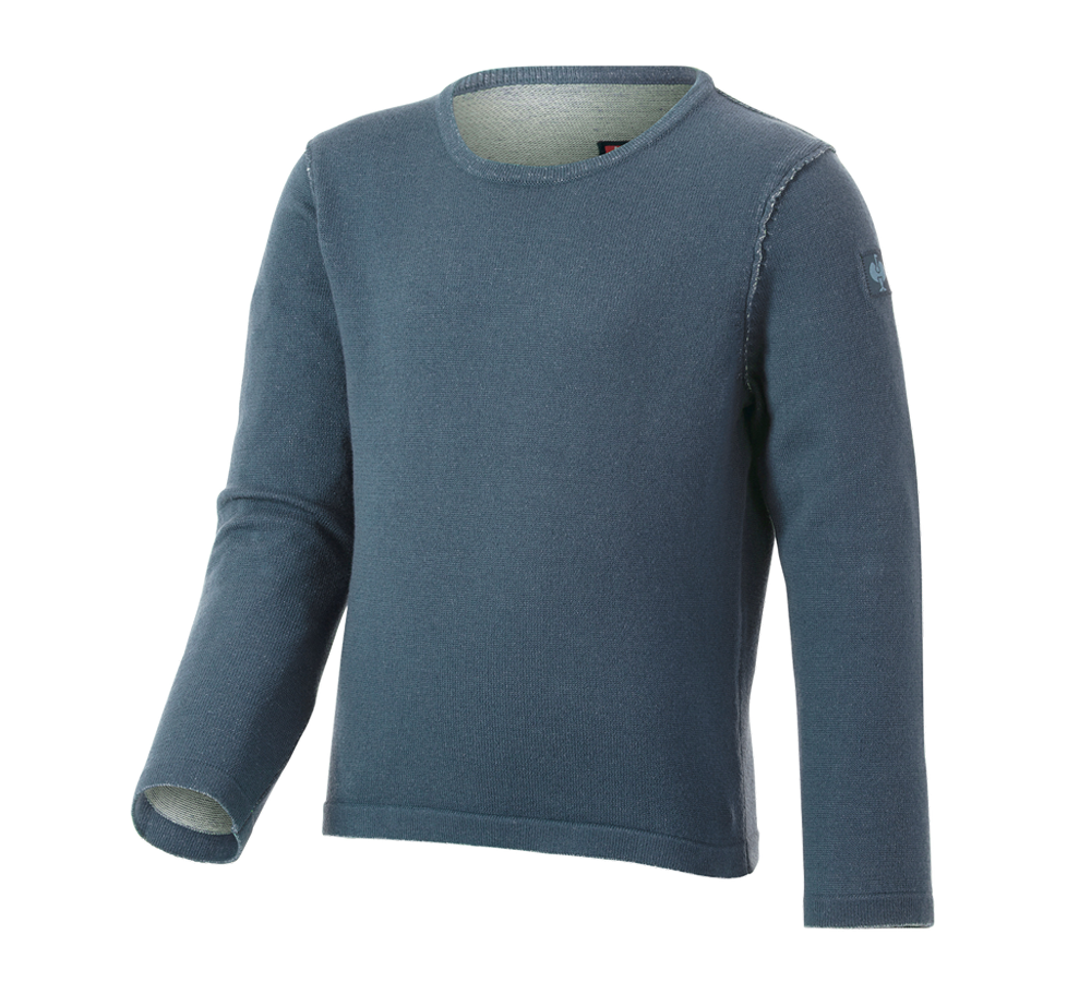 Shirts, Pullover & more: Knitted pullover e.s.iconic, children's + oxidblue