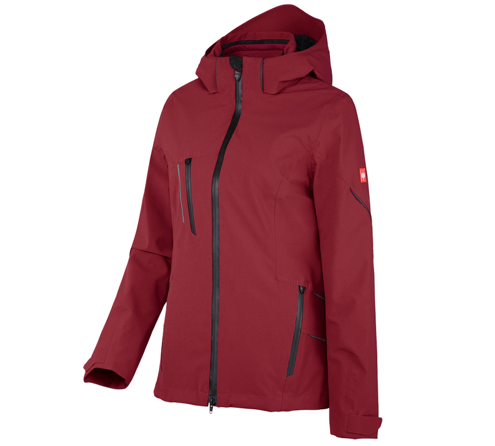Cold: 3 in 1 functional jacket e.s.vision, ladies' + ruby