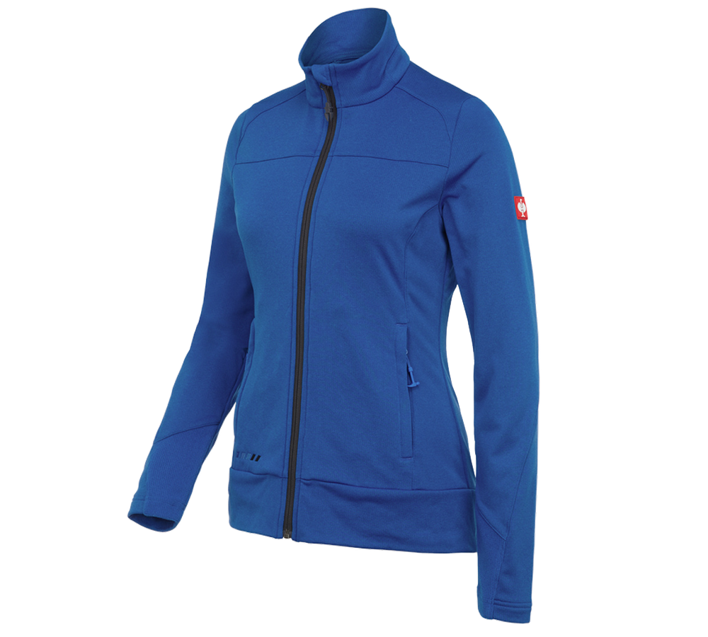 Work Jackets: FIBERTWIN®clima-pro jacket e.s.motion 2020,ladies' + gentianblue/graphite