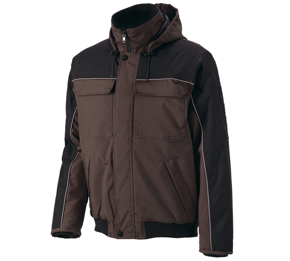 Work Jackets: Pilot jacket e.s.image  + brown/black