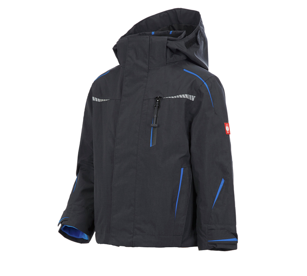 Jackets: 3 in 1 functional jacket e.s.motion 2020,  childr. + graphite/gentianblue