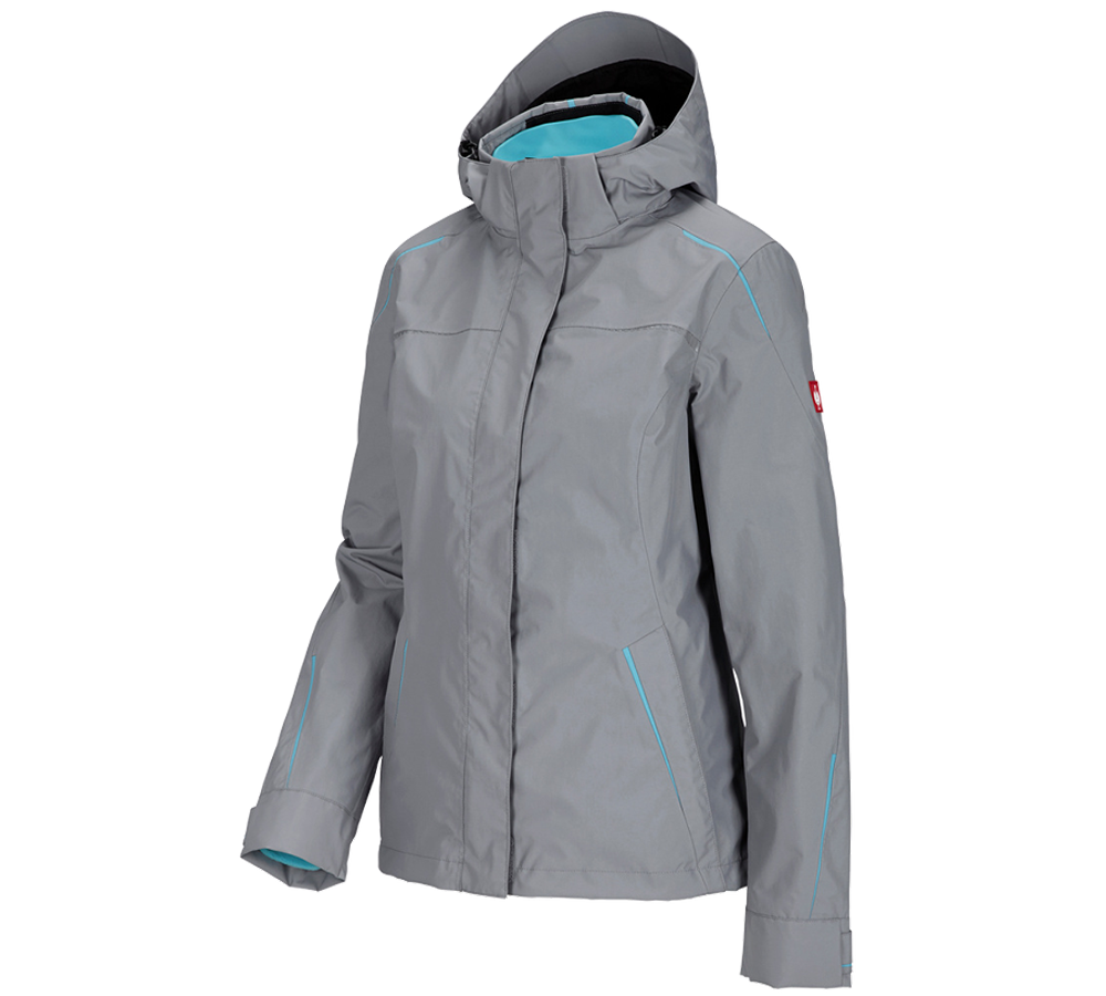 Cold: 3 in 1 functional jacket e.s.motion 2020, ladies' + platinum/capri