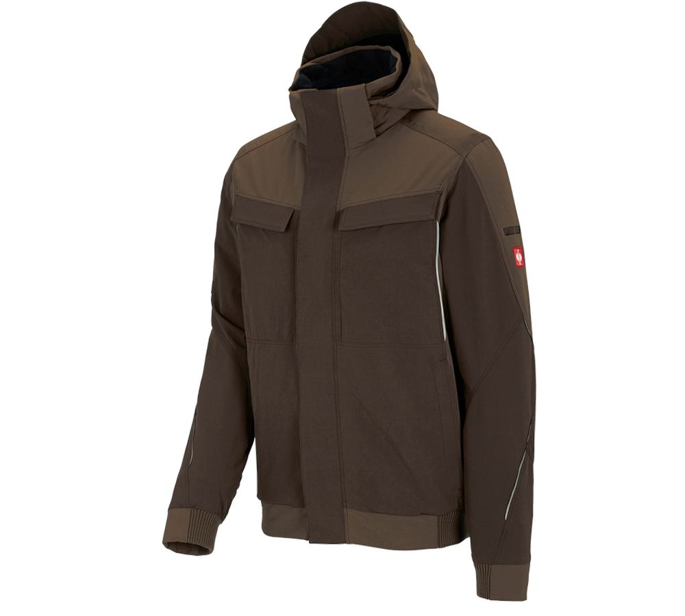 Plumbers / Installers: Winter functional jacket e.s.dynashield + hazelnut/chestnut