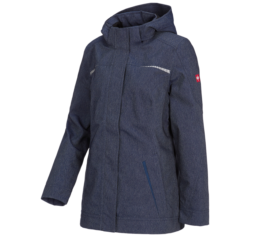 Work Jackets: Functional jacket e.s.motion denim, ladies' + indigo
