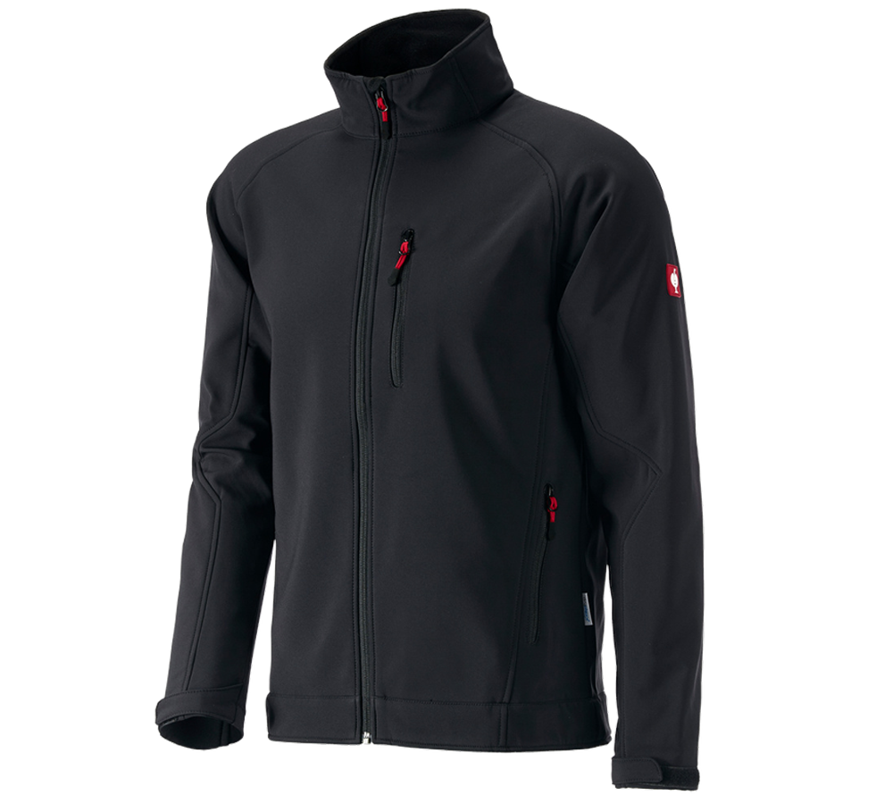 Work Jackets: Softshell Jacket dryplexx® softlight + black