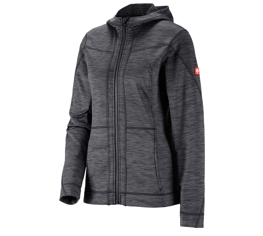 Topics: Hooded jacket isocell e.s.dynashield, ladies' + graphite melange