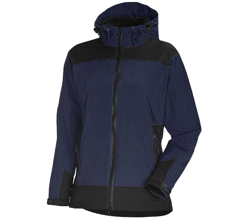 Work Jackets: e.s. 3 in 1 ladies' Functional jacket + navy/black