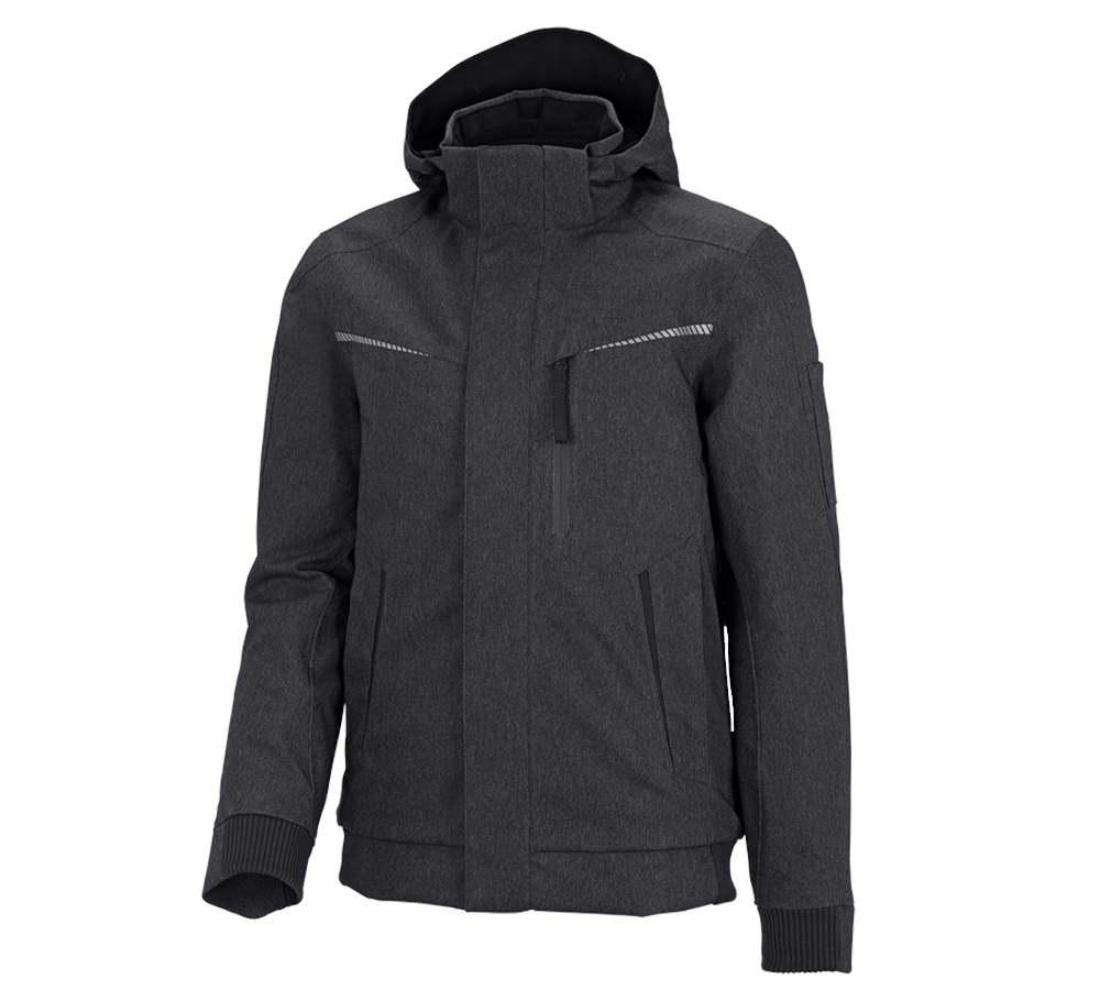 Work Jackets: Winter functional pilot jacket e.s.motion denim + graphite