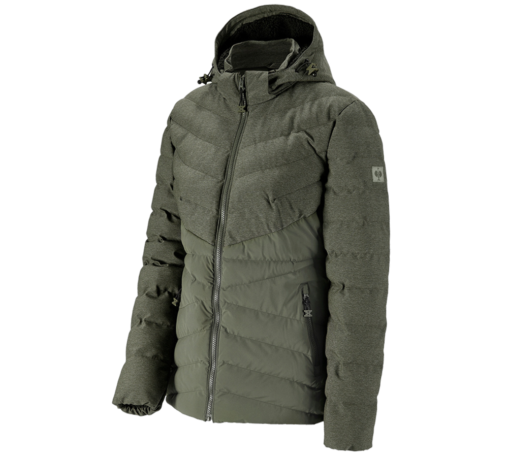 Cold: Winter jacket e.s.motion ten, ladies' + disguisegreen