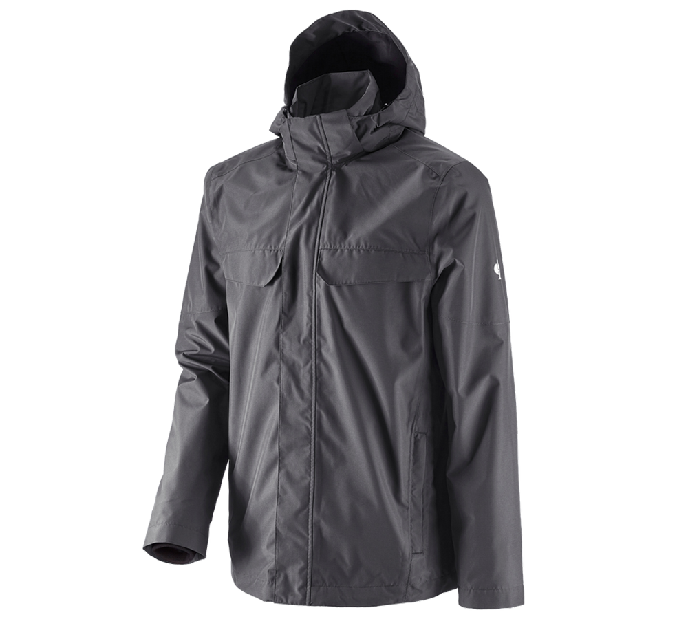 Work Jackets: Rain jacket e.s.concrete + anthracite