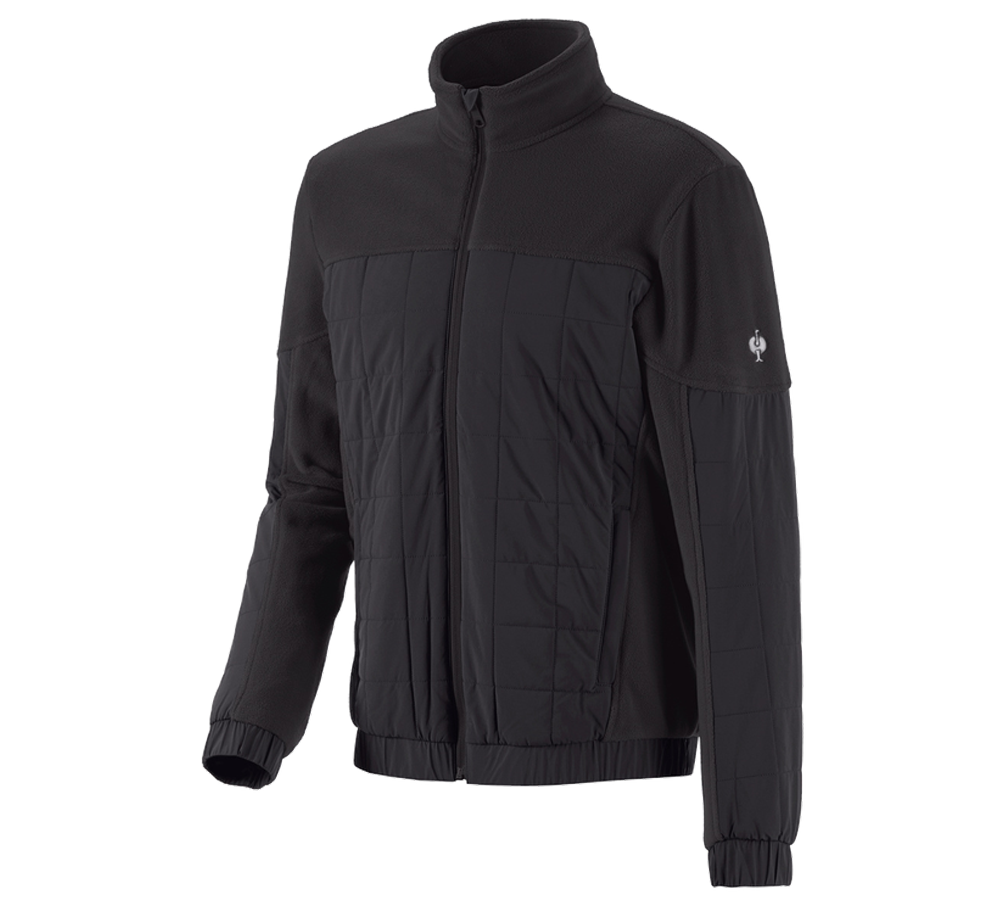 Topics: Hybrid fleece jacket e.s.concrete + black