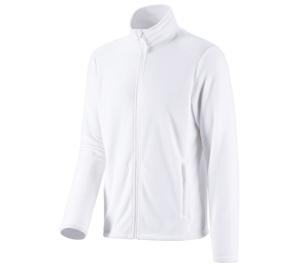 Work Jackets: e.s. Fleece jacket CI + white