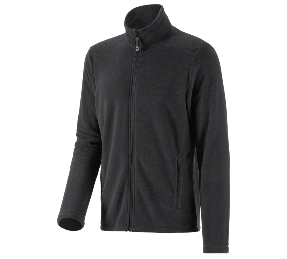 Work Jackets: e.s. Fleece jacket CI + black