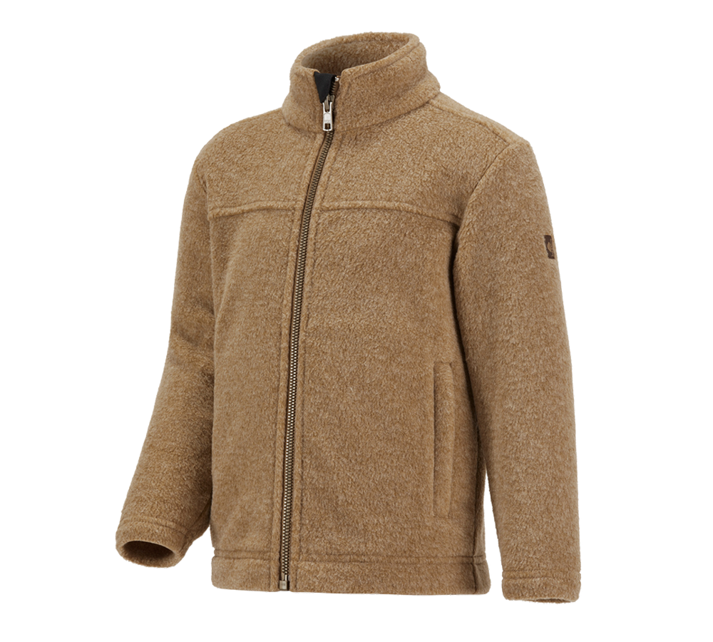 Jackets: Fleece jacket e.s.vintage, children's + sepia melange