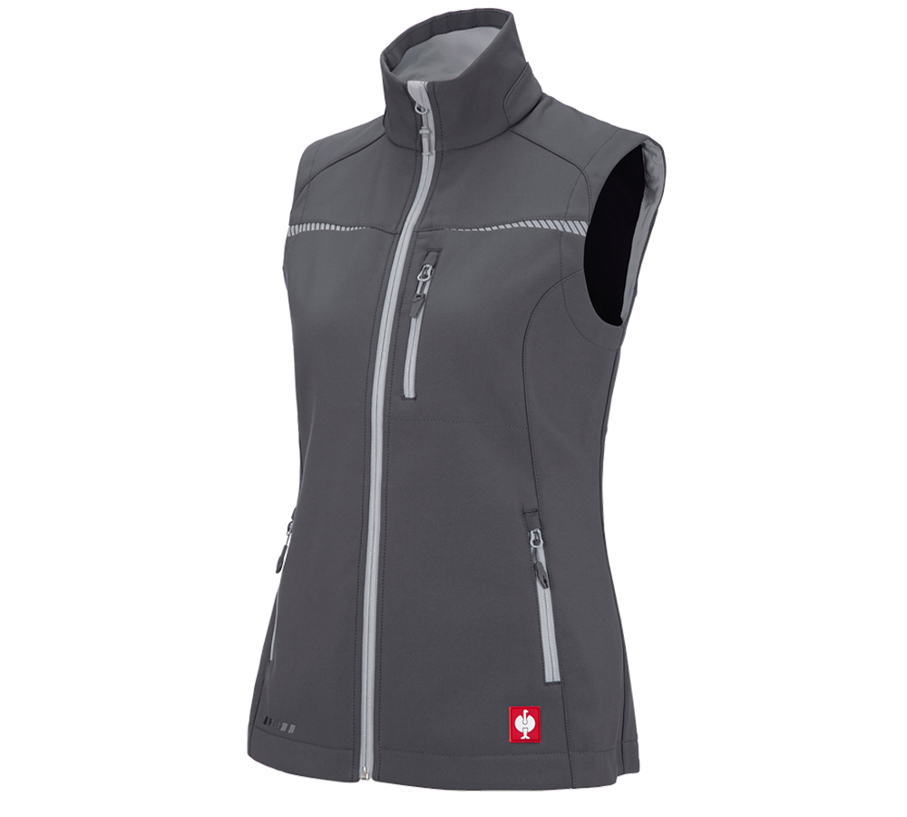 Plumbers / Installers: Softshell bodywarmer e.s.motion 2020, ladies' + anthracite/platinum