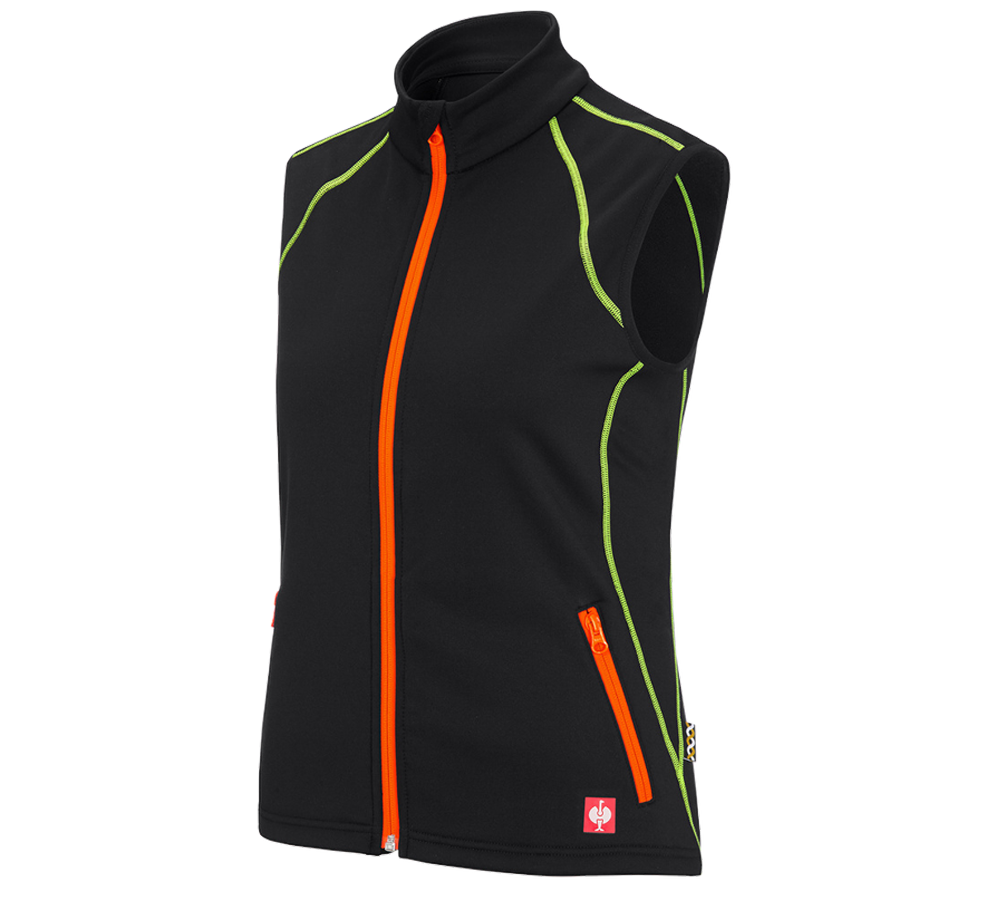 Topics: Funct. bodyw. thermo stretch e.s.motion 2020,lad. + black/high-vis yellow/high-vis orange