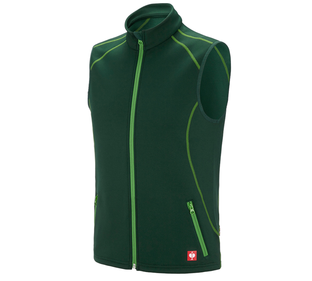 Joiners / Carpenters: Function bodywarmer thermo stretch e.s.motion 2020 + green/seagreen