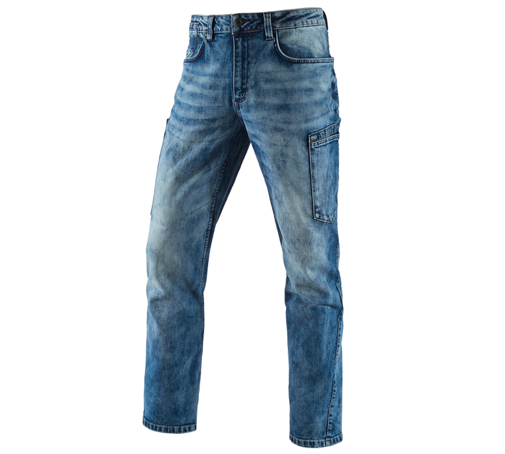 Plumbers / Installers: e.s. 7-pocket jeans + lightwashed