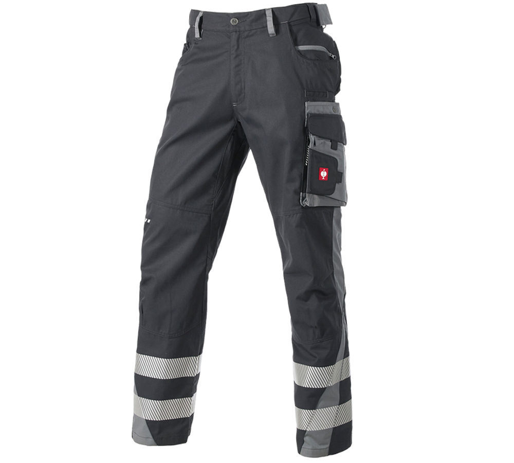 Work Trousers: Trousers Secure + graphite/cement