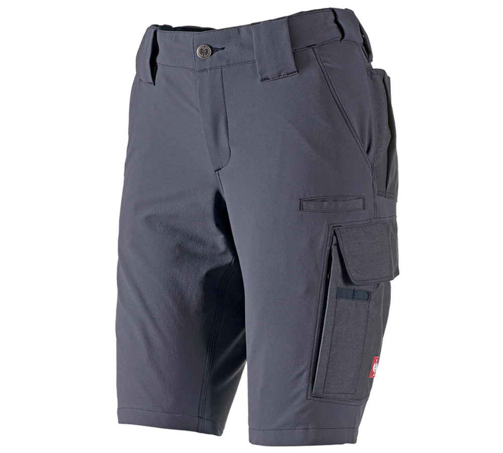 Work Trousers: Functional short e.s.dynashield solid, ladies' + pacific