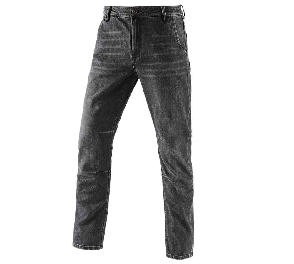 Plumbers / Installers: e.s. 5-pocket jeans POWERdenim + blackwashed