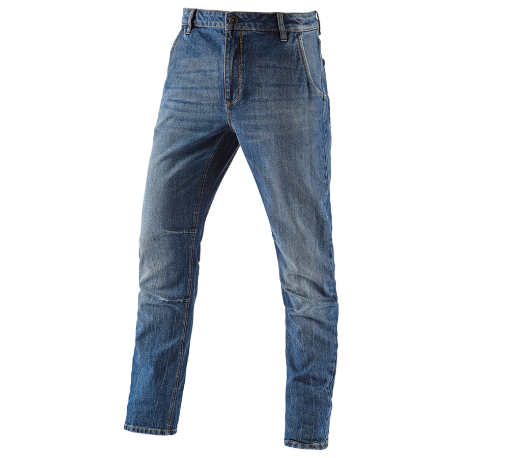Plumbers / Installers: e.s. 5-pocket jeans POWERdenim + stonewashed
