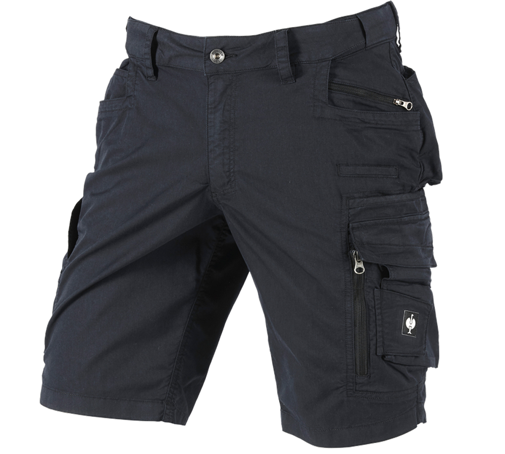Work Trousers: Cargo shorts e.s.motion ten Summer + black