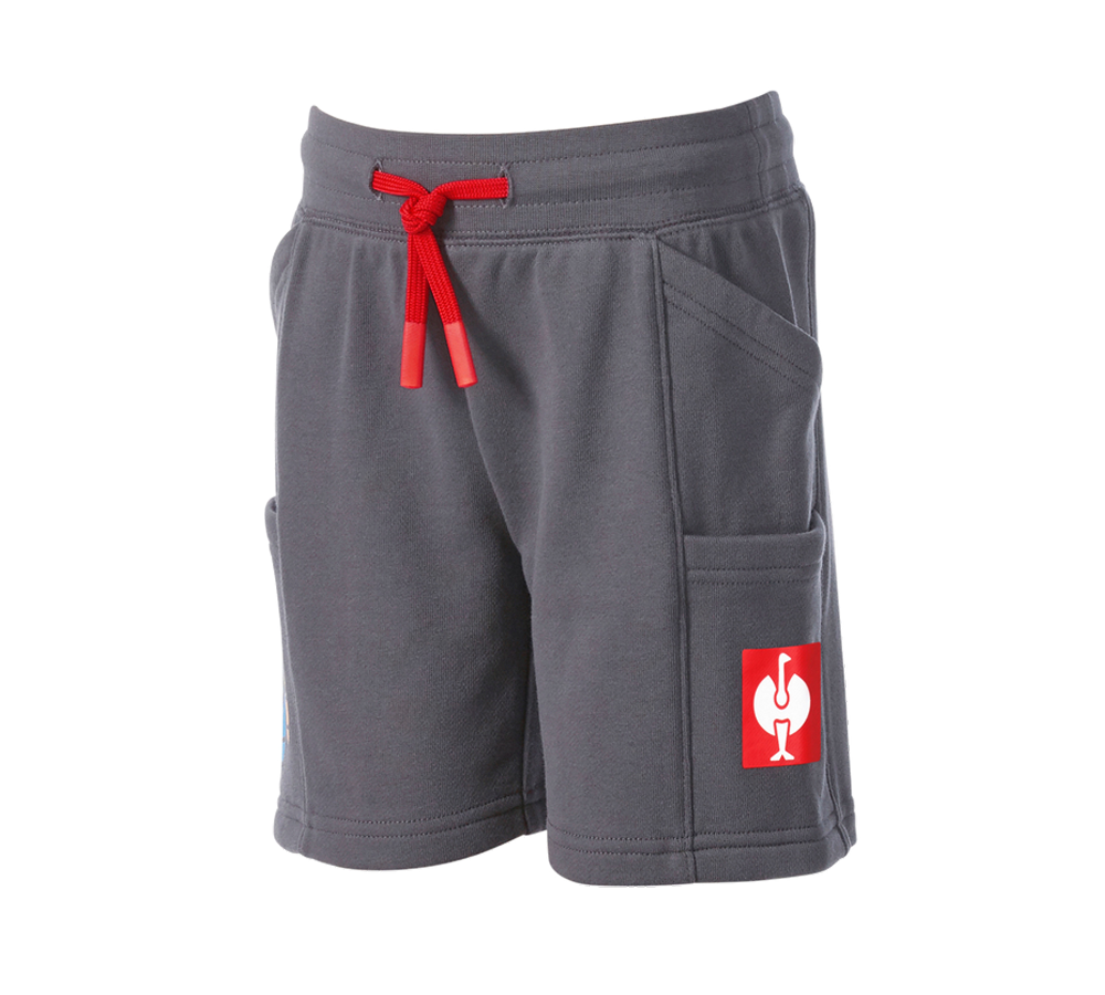 Clothing: Super Mario Sweat shorts, children's + anthracite