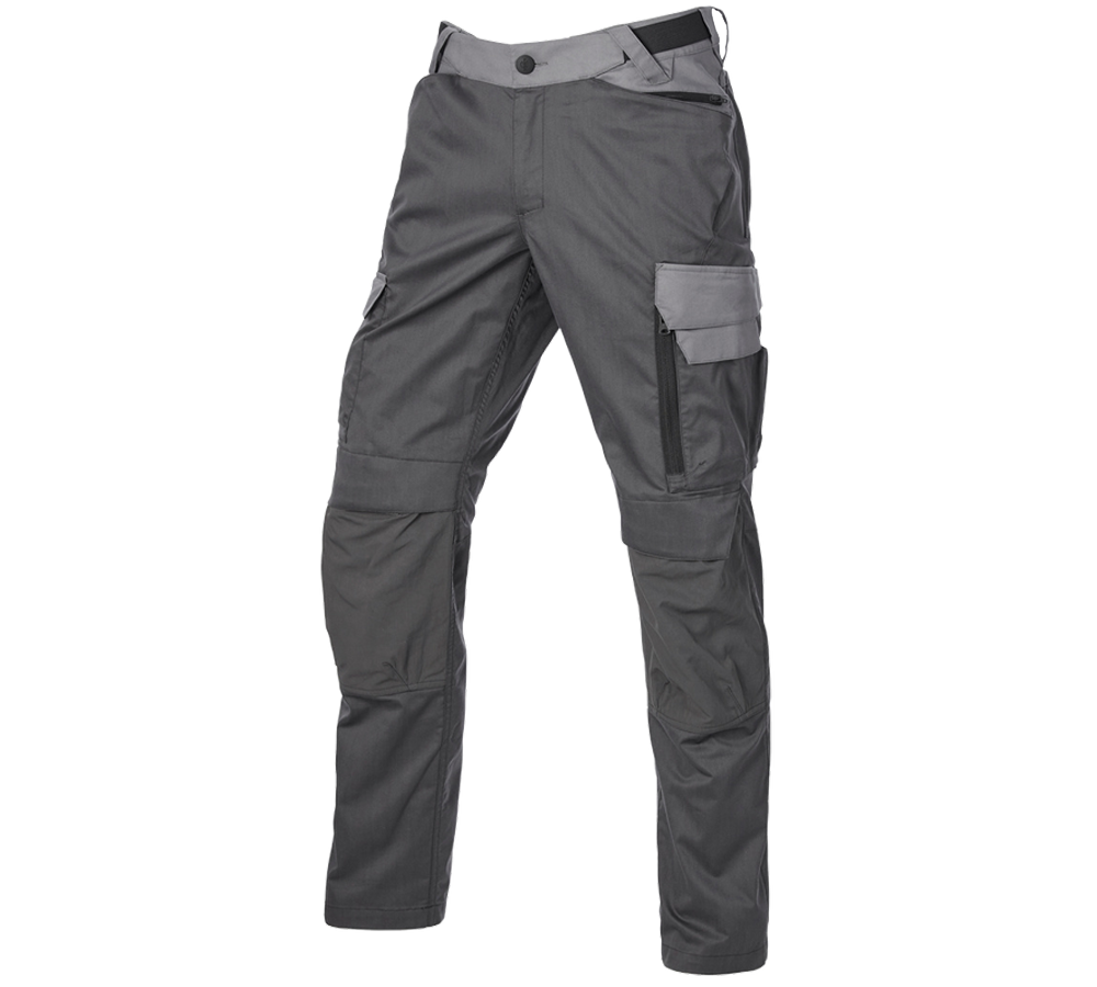 Topics: Trousers e.s.trail pure + carbongrey/basaltgrey