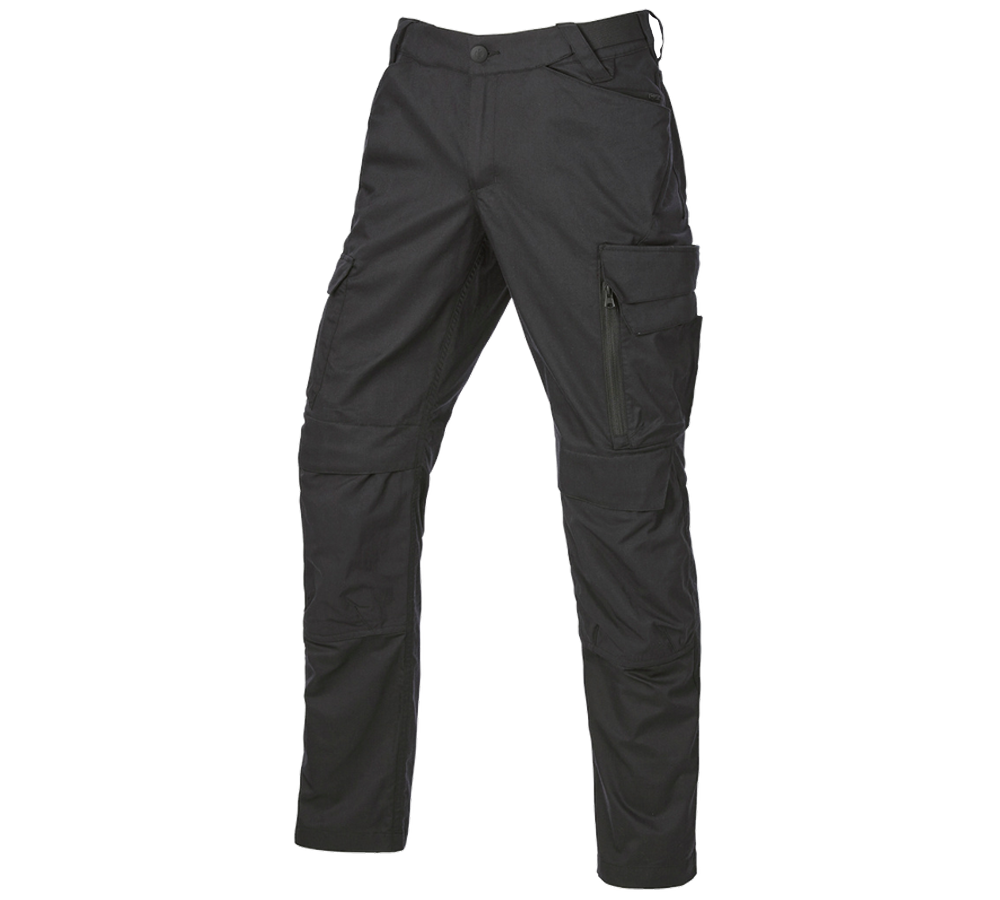 Topics: Trousers e.s.trail pure + black