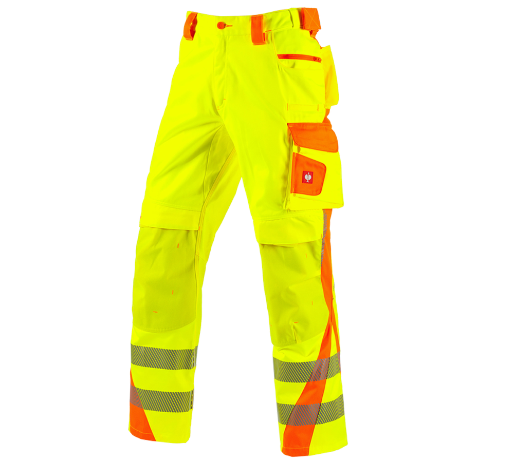 Topics: High-vis trousers e.s.motion 2020 + high-vis yellow/high-vis orange