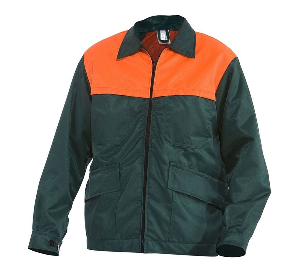 Forestry / Cut Protection Clothing: Foresters Jacket + green/orange