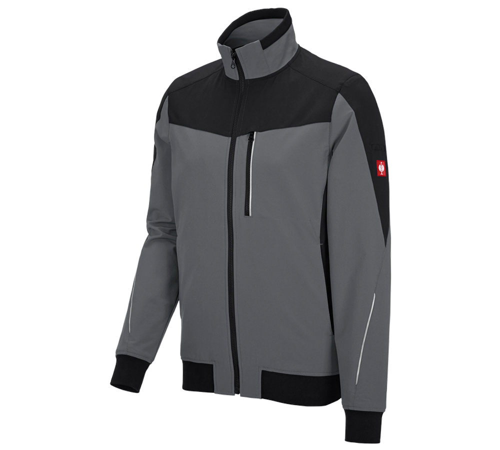 Work Jackets: Functional jacket e.s.dynashield + cement/black