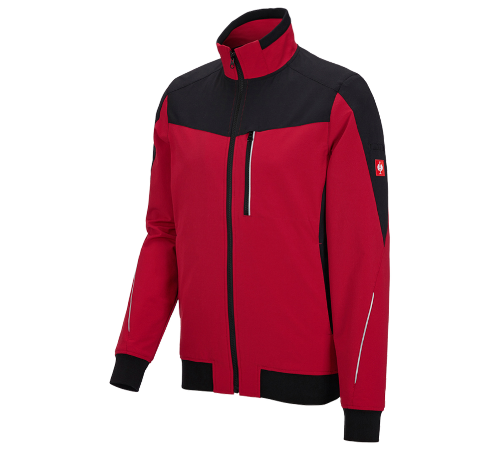 Work Jackets: Functional jacket e.s.dynashield + fiery red/black