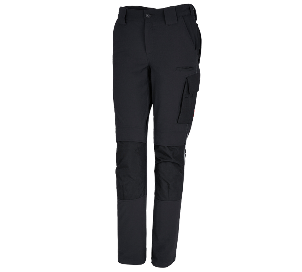 Plumbers / Installers: Functional trousers e.s.dynashield, ladies' + black