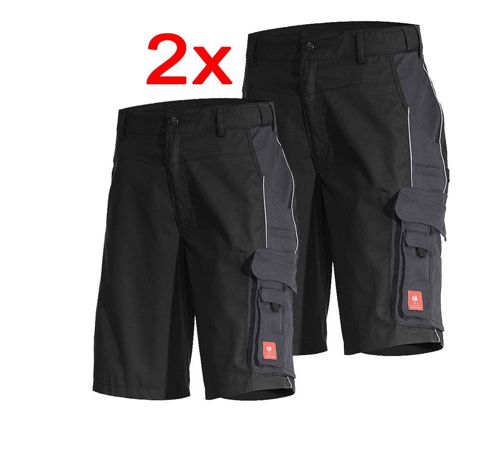 Clothing: Combo-Set: 2x e.s. Shorts active + black/anthracite