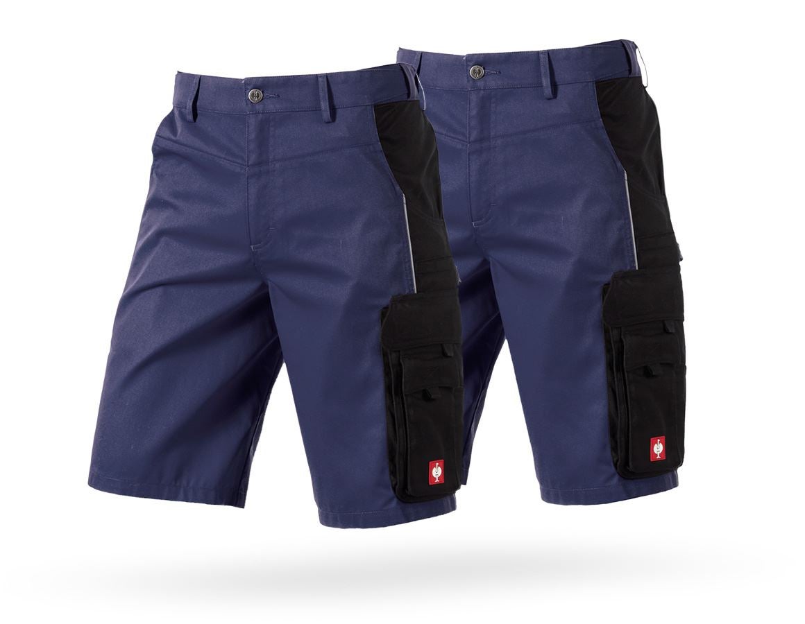 Clothing: Combo-Set: 2x Shorts e.s.active + navy/black